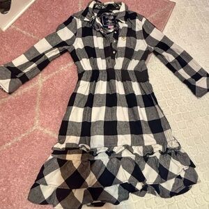 PINK Victoria's Secret Black and White Plaid Dress